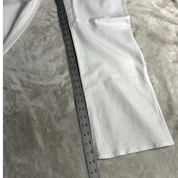 J.Crew Sailor Slim Wide-Leg Jean Women's 30T Tall White Patch Pockets NWT - Picture 12 of 14